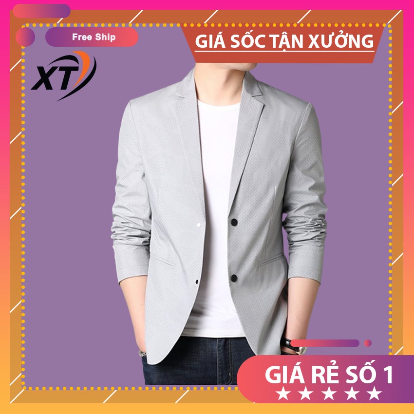 Áo vest nam  được lam từ chất liệu vải tông hợp, thiết kế không lỗi thời H60