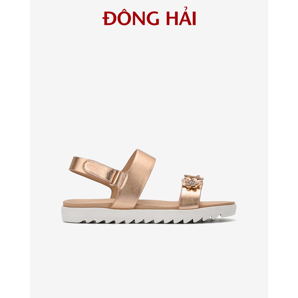 Sandal bé gái Zucia quai ngang đính hoa xinh xắn -SHL68