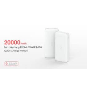Pin Sạc Dự Phòng Chính Hãng Xiaomi Redmi 20.000mah - Dung lượng chuẩn