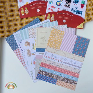 SET 9 TẤM STICKER DIARY DECO PACK VER.5 | S52