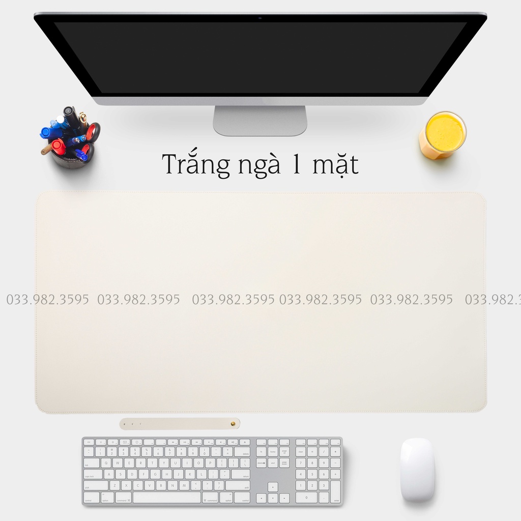 LÓT CHUỘT DA BẠCH CÔNG TỬ TRẮNG 1 MẶT