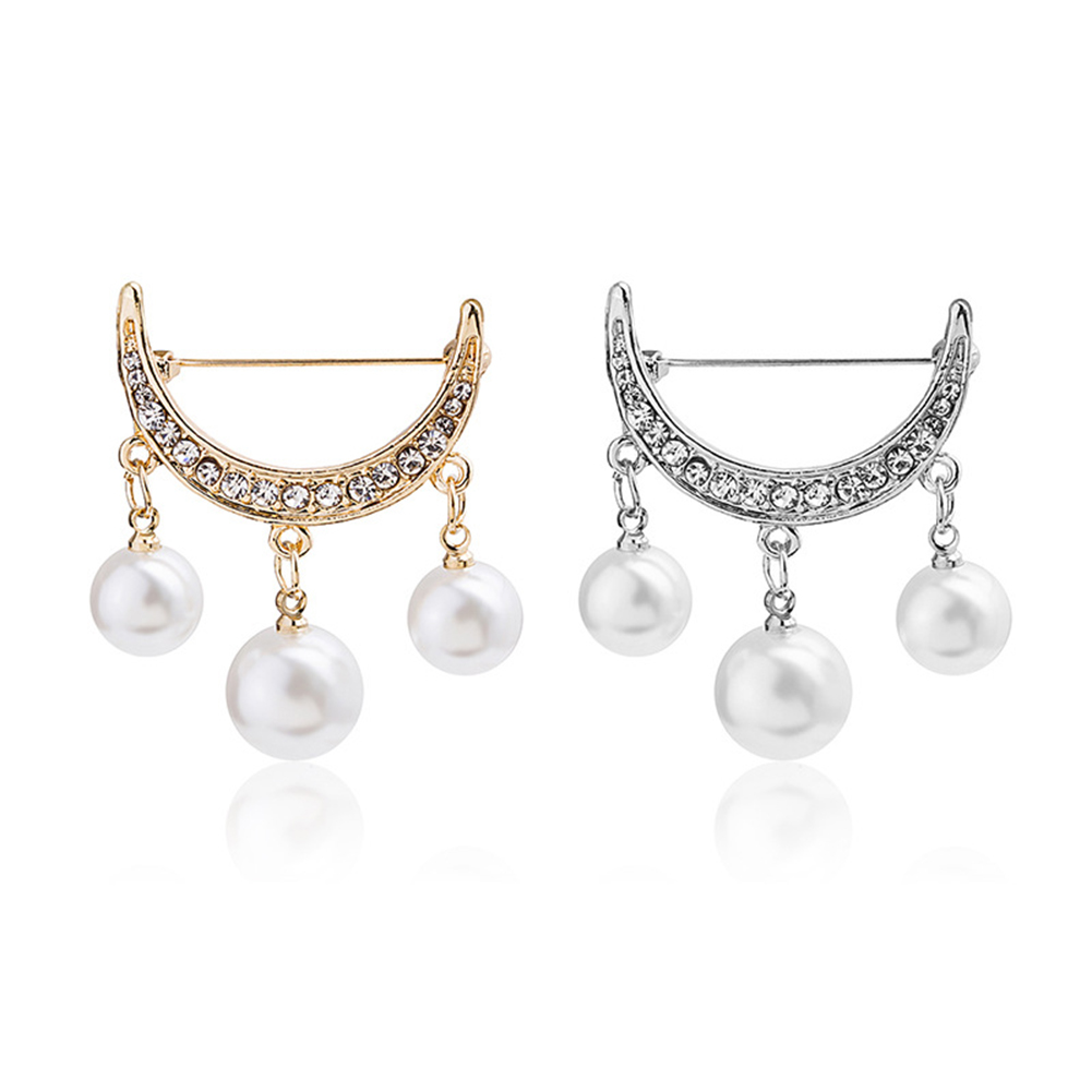 Set 2 Ghim Cài Áo Đính Ngọc Trai Giả Thời Trang Cho Nữ