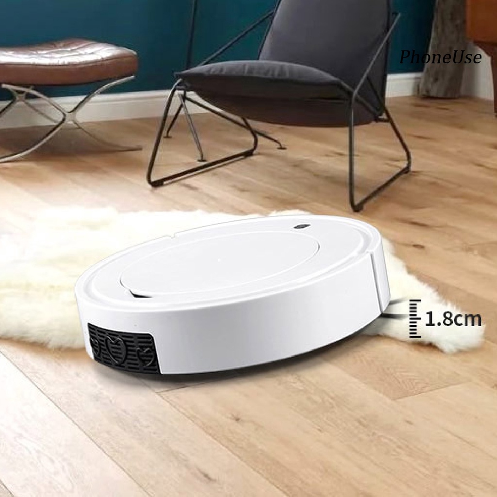Robot quét nhà hút bụi mini cảm ứng tự động thông minh cho nhà