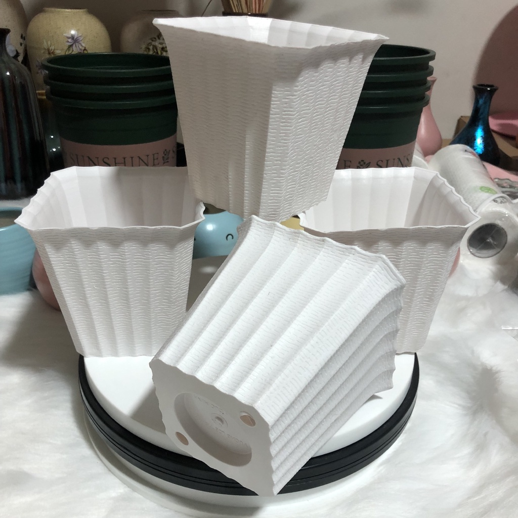 CHẬU TRỒNG SEN ĐÁ - CÂY CẢNH MINI, XƯƠNG RỒNG, BONSAI BẰNG NHỰA ĐA DẠNG HÌNH DÁNG