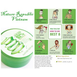 Gel lô hội đắp mặt
