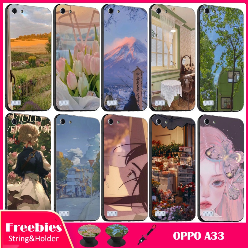 Ốp Lưng Trong Suốt Thời Trang Cho Điện Thoại OPPO A33/NEO 7