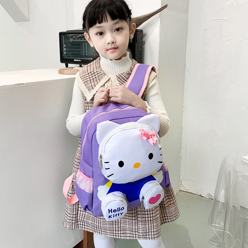 Ba Lô Hello Kitty Xinh Xắn Dành Cho Các Bé Mẫu Giáo