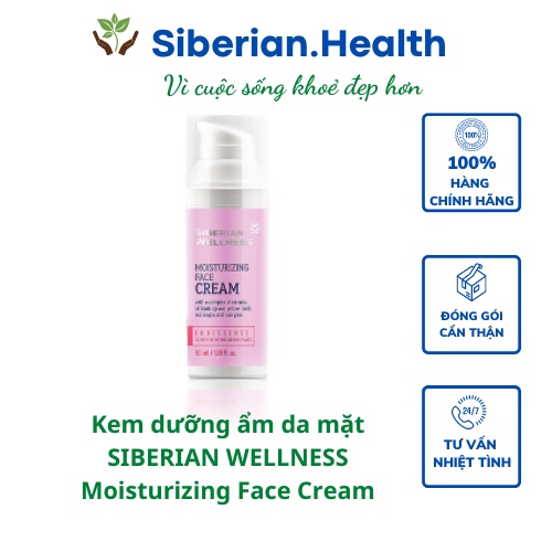 SIBERI Kem dưỡng ẩm da mặt SIBERIAN WELLNESS Moisturizing Face Cream