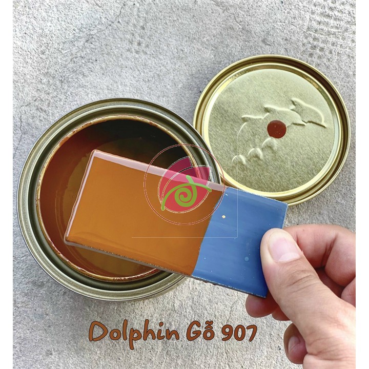 Sơn sắt mạ kẽm Chuyên dụng màu gỗ 1k dolphin, 1k Yes - 400g, 800g