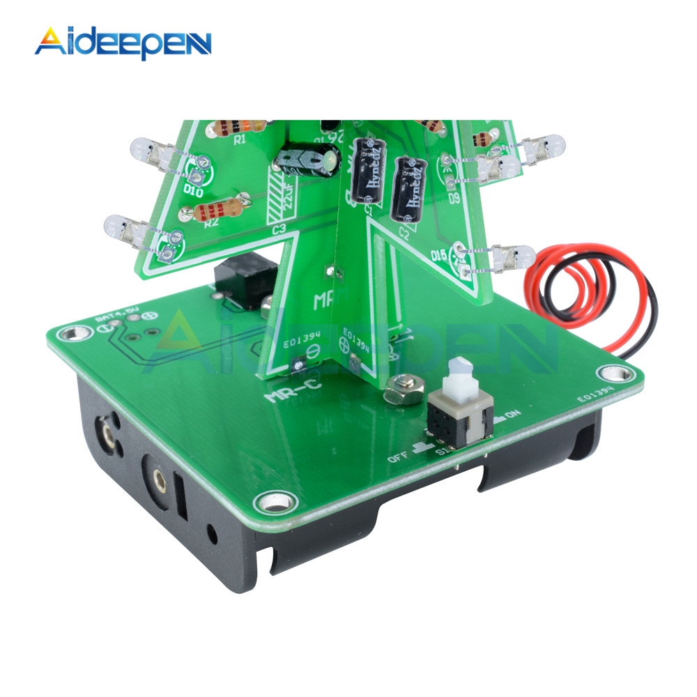 Cây Thông Trang Trí Giáng Sinh 3d Có Đèn Led 7 Màu Độc Đáo | BigBuy360 - bigbuy360.vn