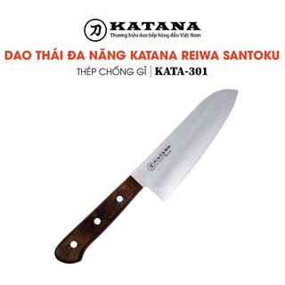Dao bếp thái đa năng KATANA Reiwa Santoku THÉP NHẬT chính hãng - KATA301 (180mm)