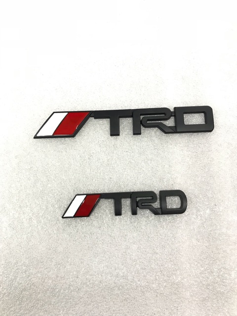 Huy Hiệu Kim Loại 3D Cỡ Lớn / Nhỏ Trang Trí Xe Hơi Toyota TRD T-8
