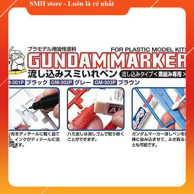 Dụng Cụ Bút Kẻ Chảy Lằn Chìm Gundam Marker GM01-GM20