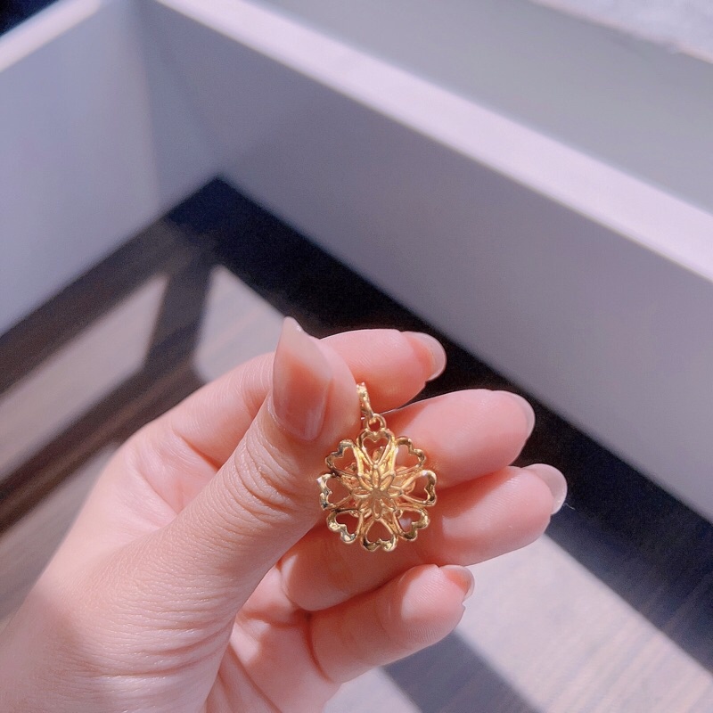 Mặt dây chuyền mạ vàng 18k bền màu