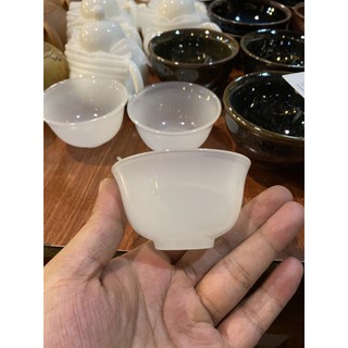 Chén Trà Sứ Ngọc Cảnh Đức Cao Cấp Thấu Quang