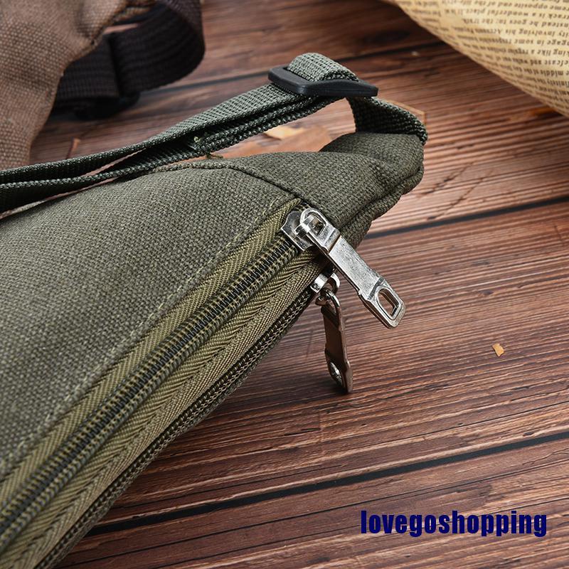 Túi Đeo Hông Vải Oxford Sức Chứa Lớn Có Khóa Kéo Dùng Khi Chạy Bộ Cắm Trại Đi Bộ Đường Dài