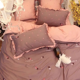 SET CHĂN GA GỐI COTTON LỤA THÊU CAO CẤP