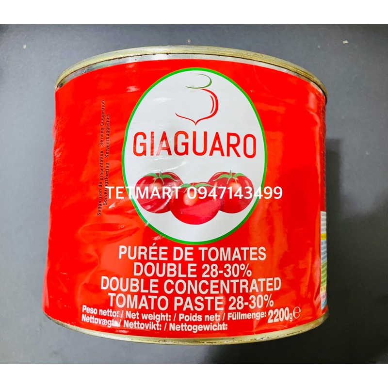 Cà chua xay nhuyễn hiệu Giaguaro 2,2kg (Tomato Paste)