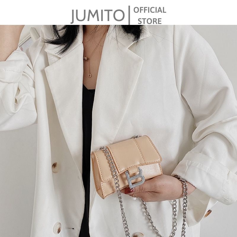 Túi xách nữ ba.len mini đeo chéo da thời trang cao cấp JUMITO SE225