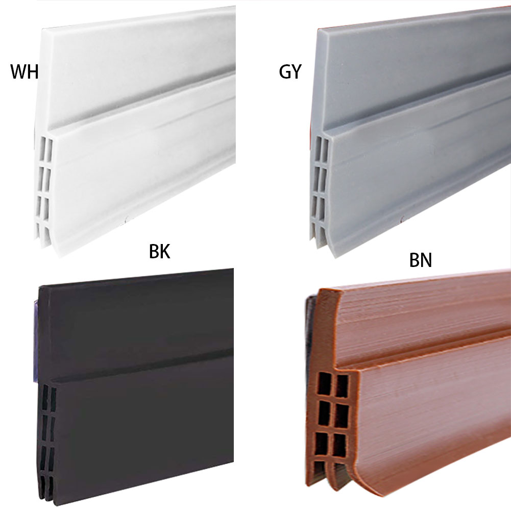 Tấm silicon lót chặn kín cửa tự dính 1M chống gió chống ồn tiện dụng