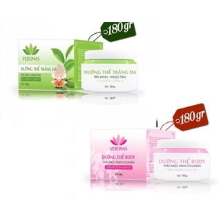 Kem dưỡng thể trắng da Veronas 180g