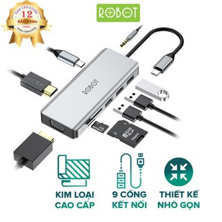 HUB Chuyển Đổi Đa Năng ROBOT HT390 9 Trong 1 - BẢO HÀNH 12 THÁNG