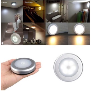 Đèn LED 3 Bóng Cảm Ứng Chạm Chạy Bằng Pin Dùng Trong Nhà Hoặc Xe Hơi
