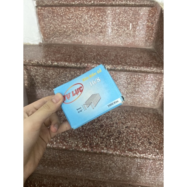 Kim bấm tự lực dùng cho gim gỗ cầm tay top 5000 kim 1 hộp