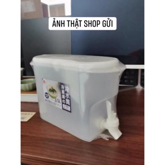 Bình nước 3.5 L có vòi chuyên để tủ lạnh siêu tiện lợi mẫu mới