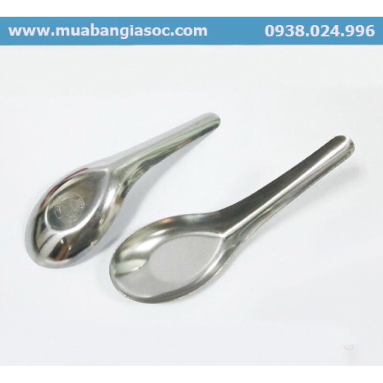 1 thìa inox ăn cơm ăn phở thìa cơm phở