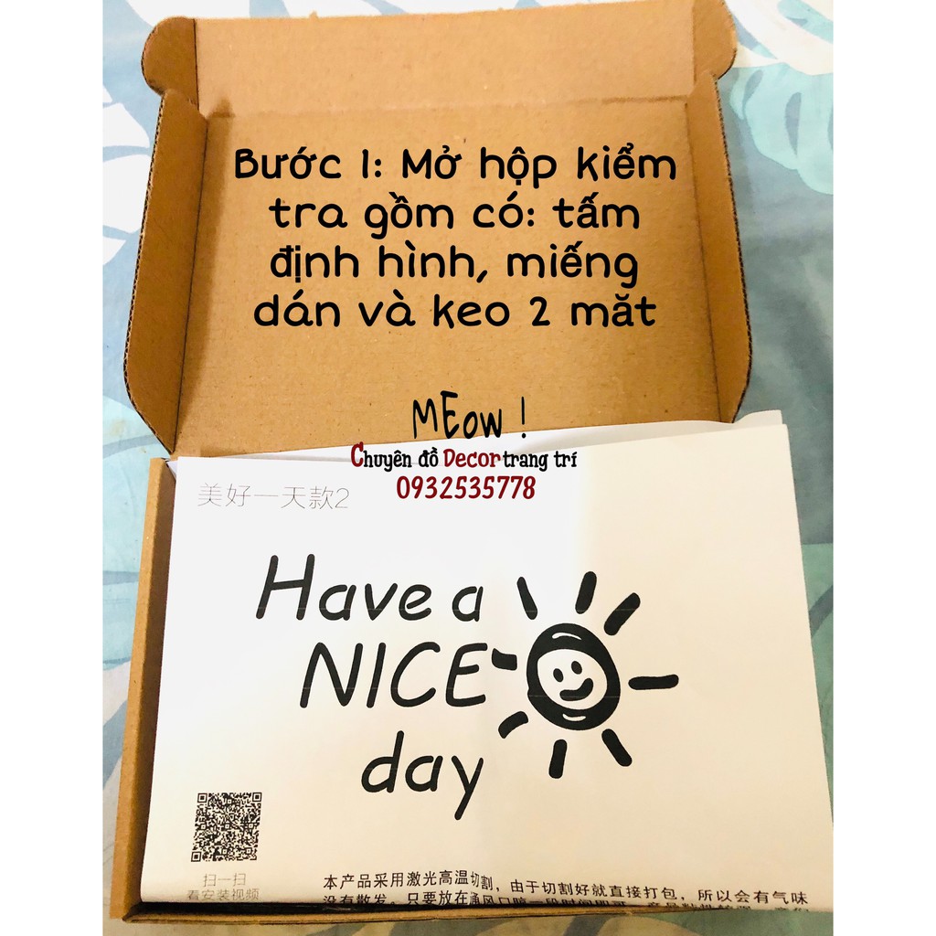 Shop Meo decor, Tranh 3D mica dán tường, dán kính, gạch trang trí, Mẫu I love you bàn tay