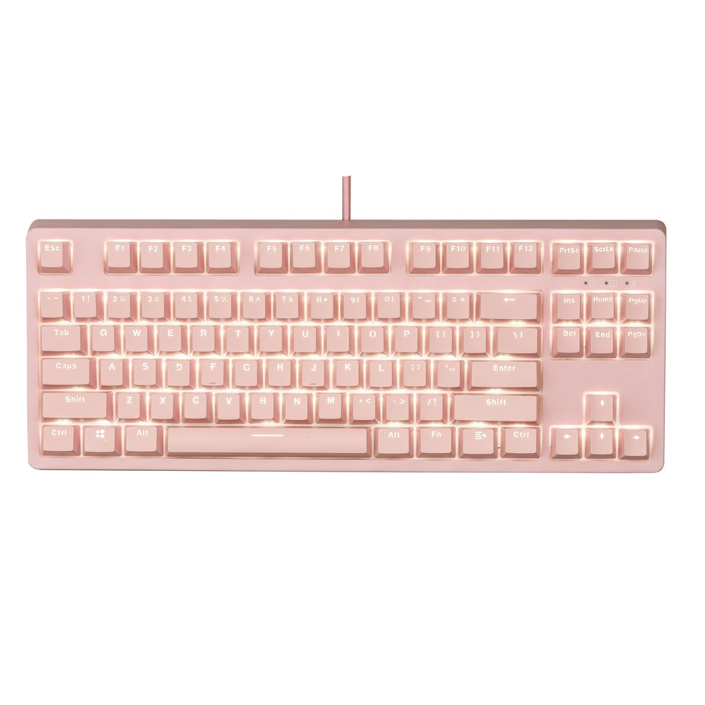 [PINK] Bàn Phím Cơ E-Dra EK387 Dream PINK Đèn Led Trắng, Chống Nước - BH 2 Năm Chính Hãng - Hưng Long PC