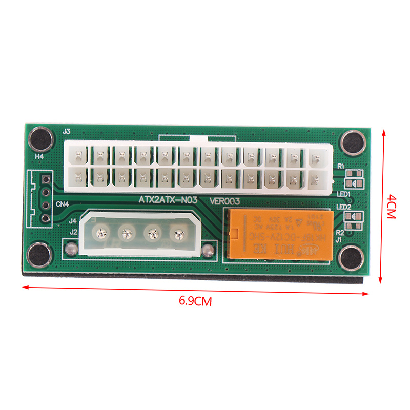 Card Khởi Động Bộ Chuyển Đổi Atx 24pin Sang 4pin Sata Cho Đào Bitcoin Rnvv