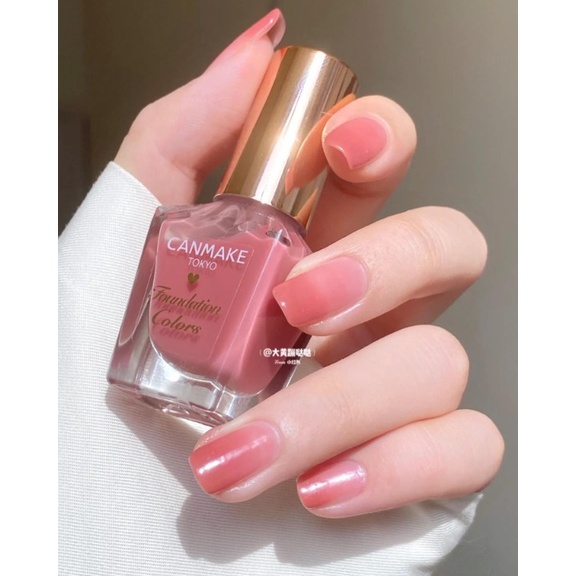 Sơn Móng Tay Canmake Màu 01 Hồng Thạch Đào Nhật Bản
