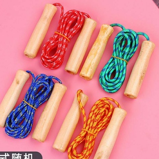 Dây nhảy thể dục cán gỗ dài 2m