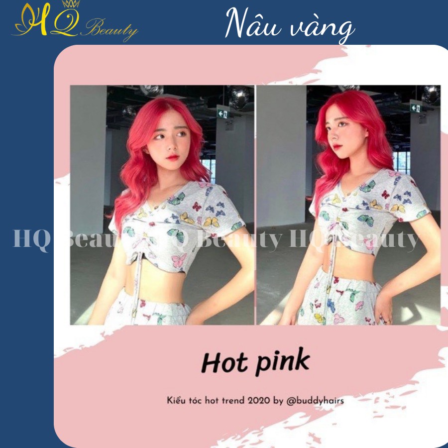 Thuốc nhuộm tóc Hot pink / Hồng sáng kèm tẩy
