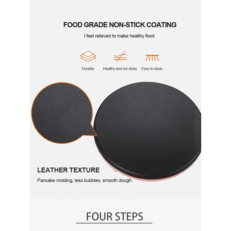 Máy nướng, Máy Làm Bánh Crepe, Bánh Tráng, Máy Làm Đồ Ăn Sáng Bằng Điện Cho Nhà Bếp Sokany 5208 650W