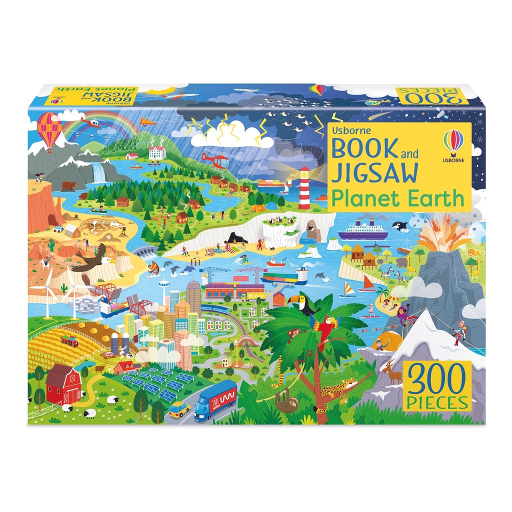 Sách - Bộ xếp hình Usborne Book and Jigsaw Planet Earth