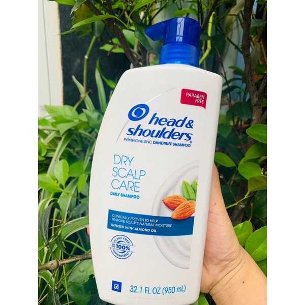 Dầu gội xả Head &amp; Shoulder 2 in 1 Almond &amp; coconut oil 1.28 lít