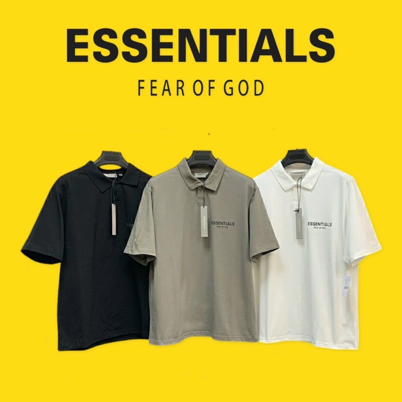 Áo Polo ESSENTIALS FEAR OF GOD mã TG 26 - Full tem tag