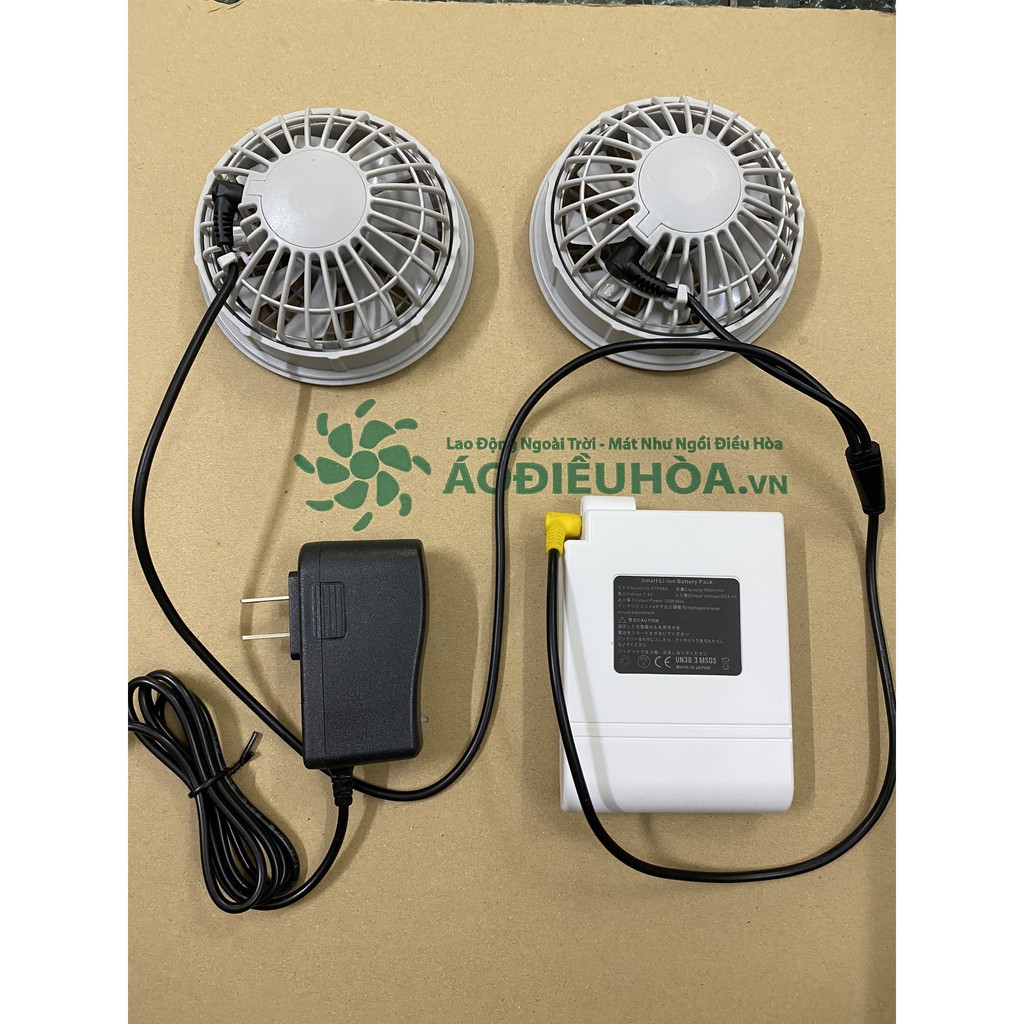 Bộ phụ kiện áo điều hòa Nhật Bản - không có áo - hàng chính hãng