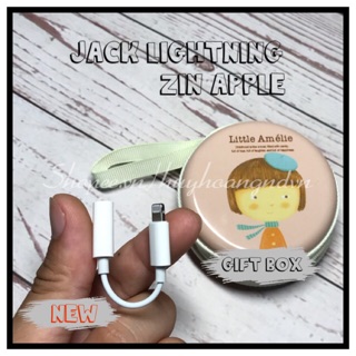 Cáp chuyển tai nghe Apple iPhone Lightning sang jack 3.5 mm chính hãng