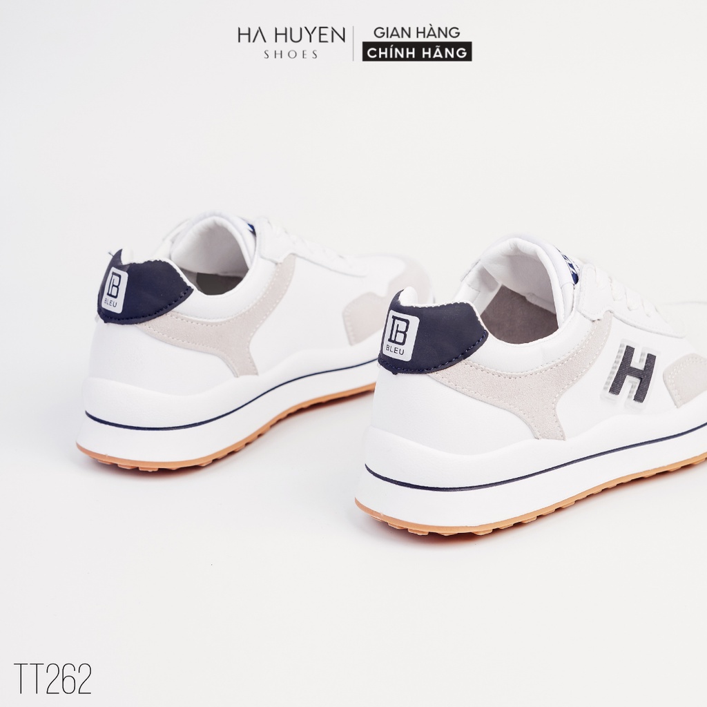 Giày thể thao nữ Hà Huyền Shoes sneaker hông chữ H đế kẻ viền năng động - TT262