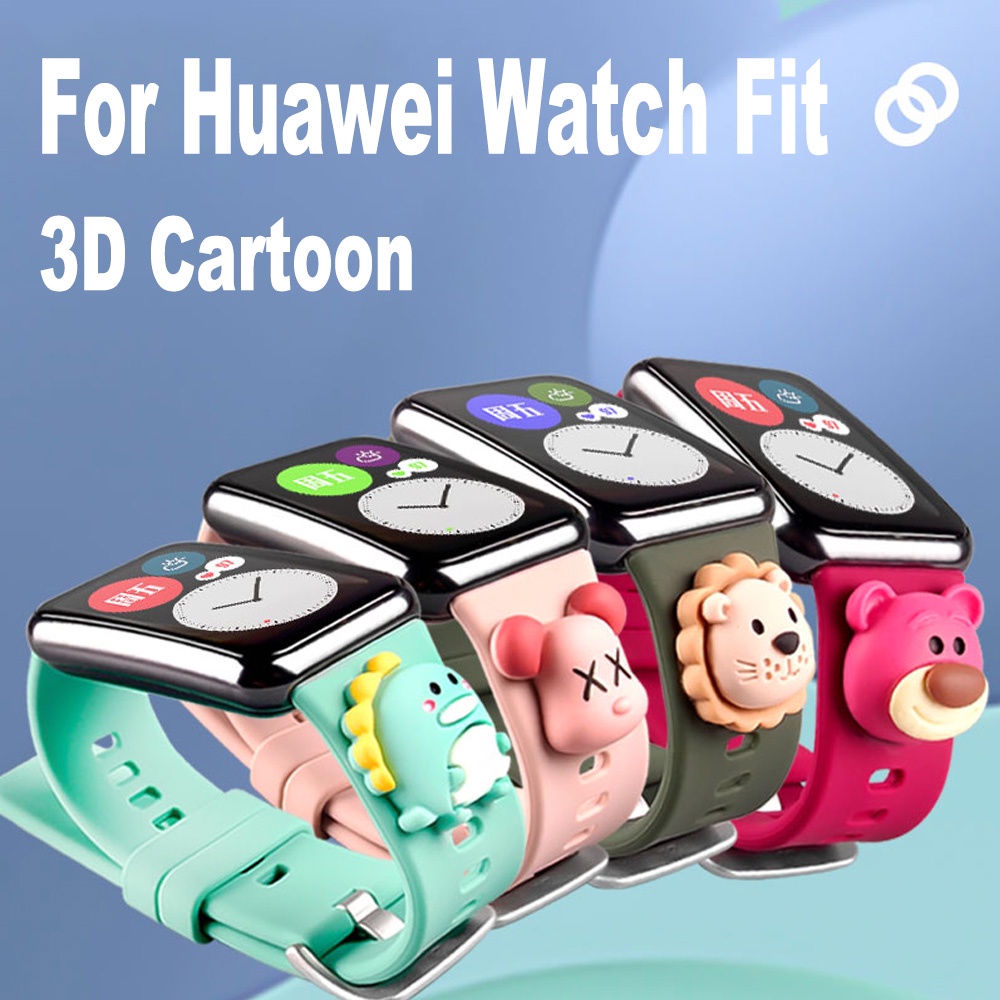 Dây Đeo Silicone Thay Thế Cho Đồng Hồ Thông Minh Huawei Watch Fit 2 / 1