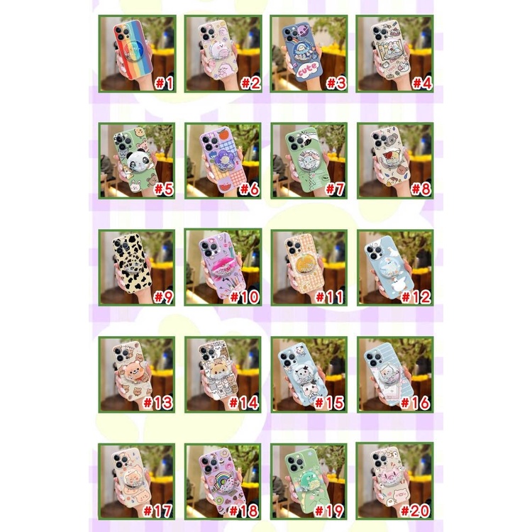 Ins Glitter Phone Case For OPPO Reno4 Pro 4G phone case quicksand Rotatable stand Liquid silicone shell Anti-fall Cartoon