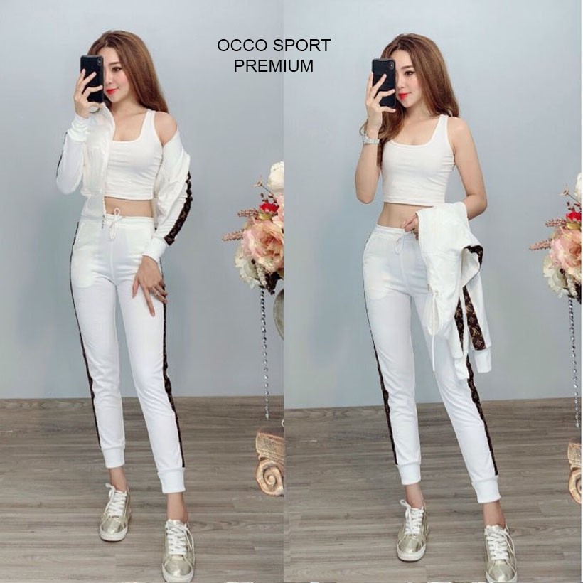 Bộ đồ thể thao nữ hotgirl thêu siêu đẹp TT254