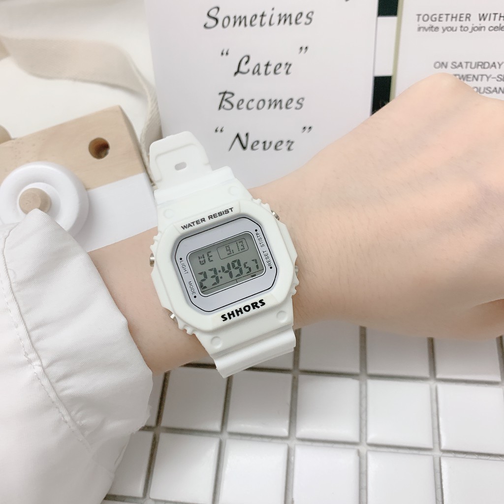 Đồng Hồ Điện Tử Thời Trang Nữ SHHORS 262, thể thao mặt số. | BigBuy360 - bigbuy360.vn