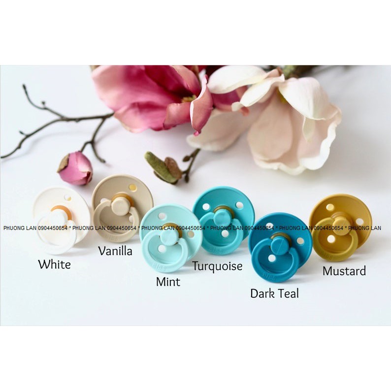 Ti giả Bibs Colour - ti tròn cao su Đan Mạch nhập khẩu chính hãng đủ size