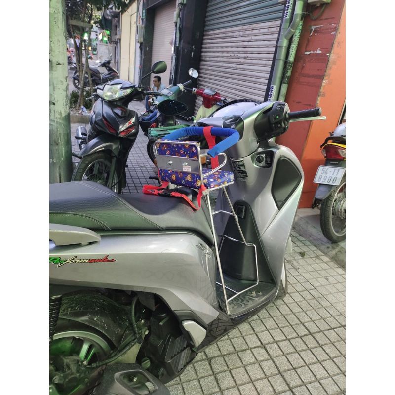 Ghế Ngồi Xe Máy Cho Bé Xe Sh, Sh FI-PS Có Vòng