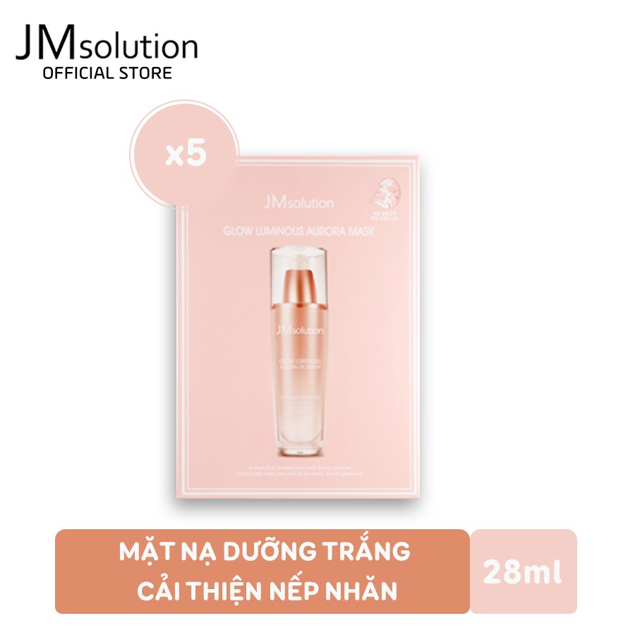 Mặt nạ JMSolution Glow Luminous Aurora Mask Dưỡng trắng săn chắc da chiết xuất tinh dầu 30ml | BigBuy360 - bigbuy360.vn